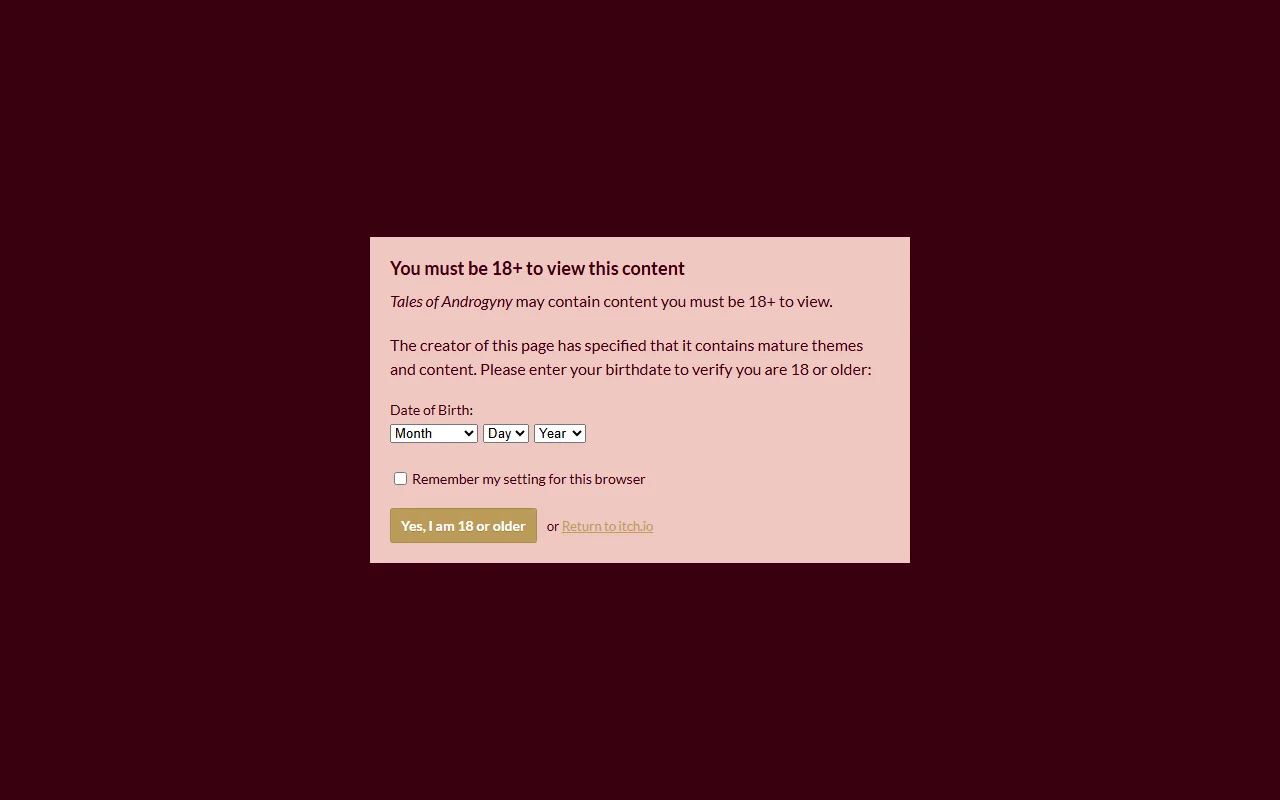 Screenshot of Talesofandrogyny